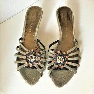 NWOT Jessica bennett Sandal Slides Slipons